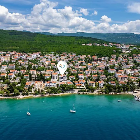 Pool With Sea View - Happy * Crikvenica